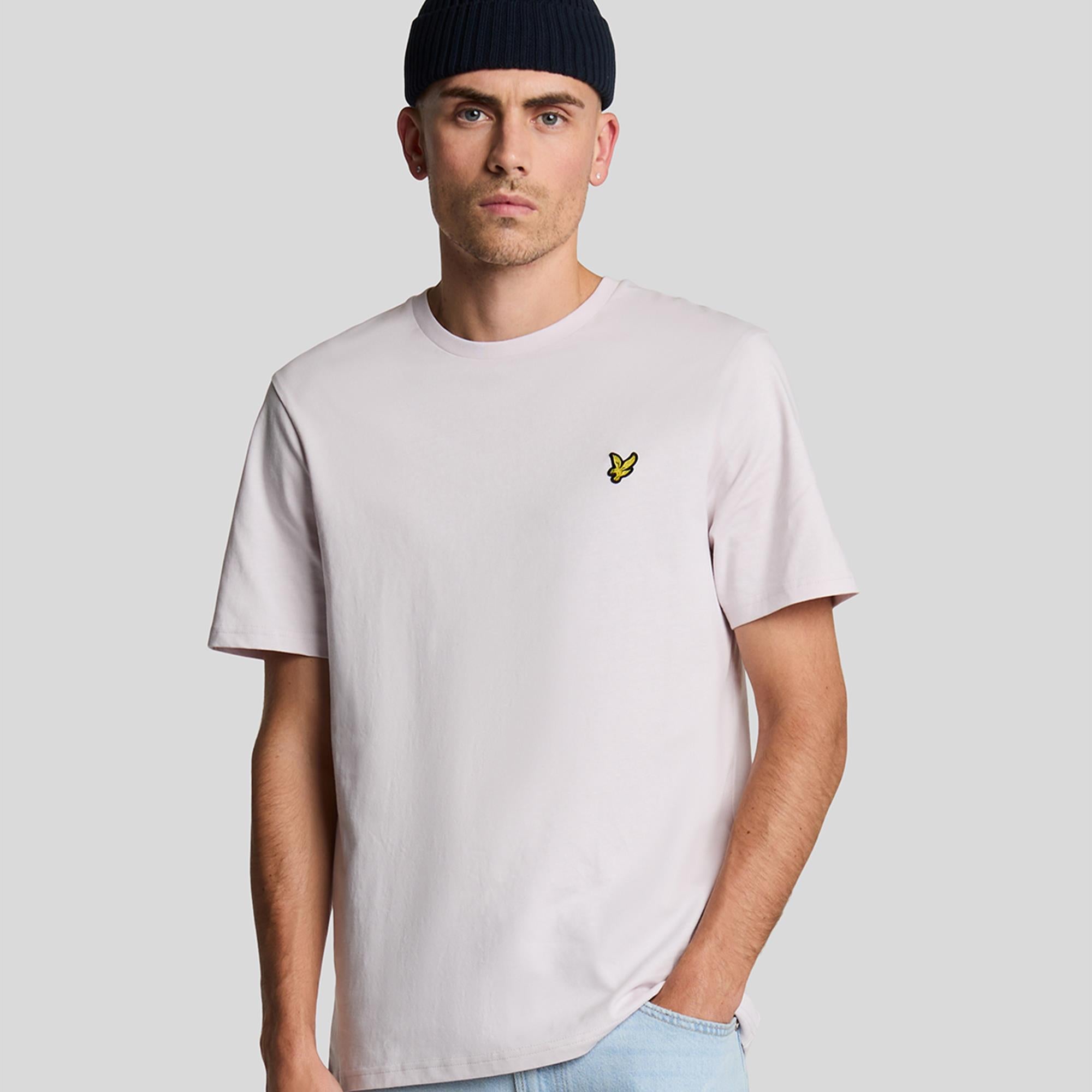 Lyle & Scott Plain Mens T-Shirt Mist Lilac